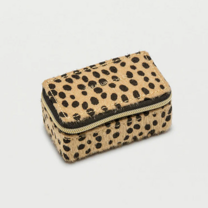 Cheetah Tiny Jewellery Box Treasure Chest Transportable