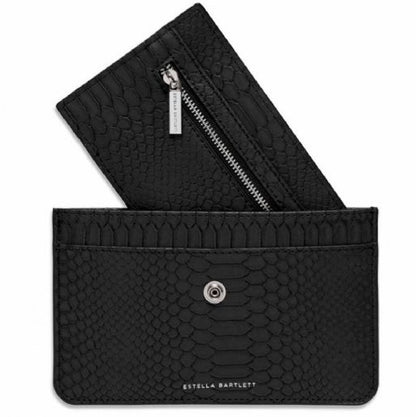 Travel Document Wallet Black Snake