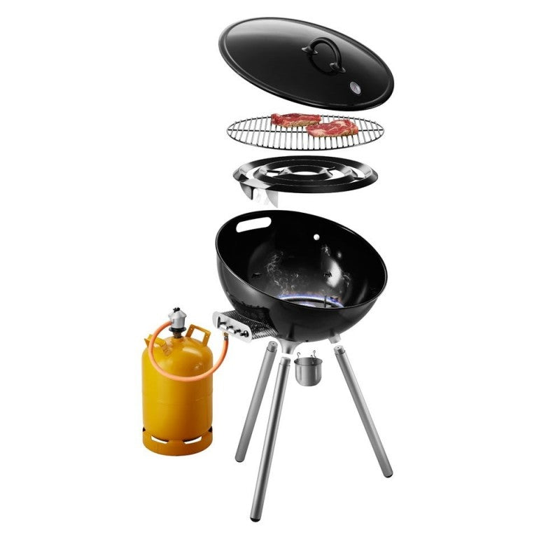 Gas Barbecue Grill BBQ Fireglobe in Black