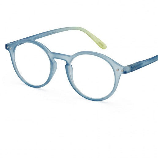 Reading Glasses +2 Blue Mirage Yellow Style D IZIPIZI