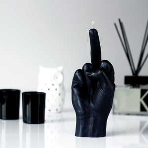
            
                Load image into Gallery viewer, Handmade Candle hand F*ck You Black
            
        