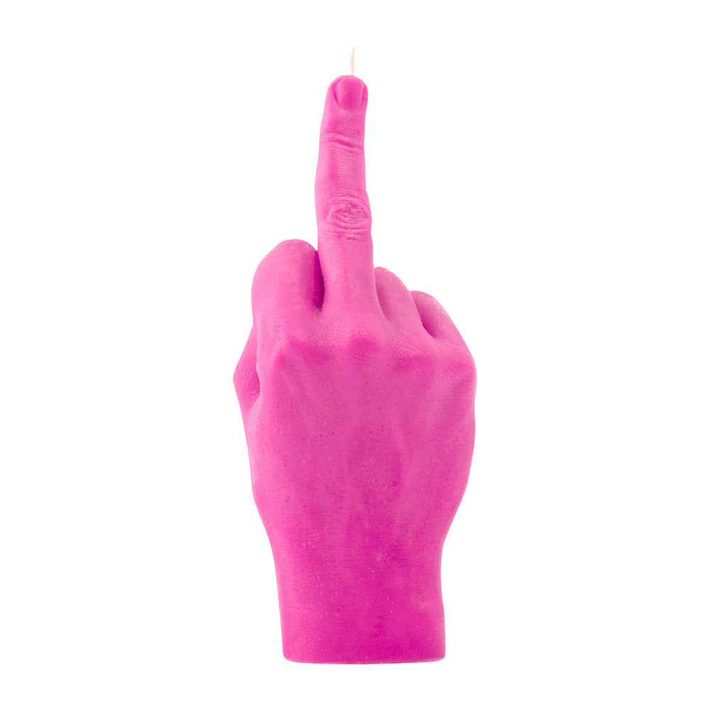 Handmade Candle hand F*ck You Pink