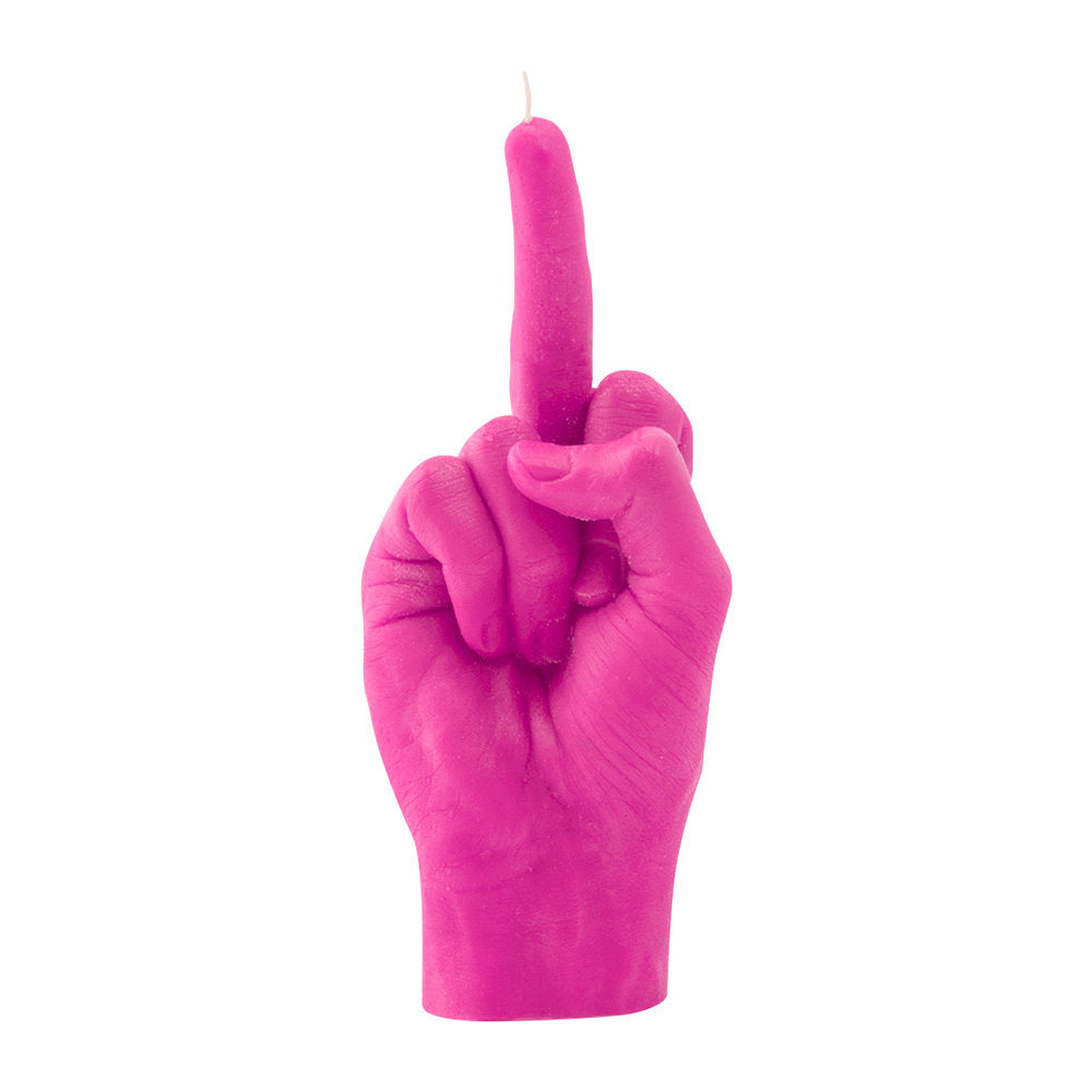 Handmade Candle hand F*ck You Pink