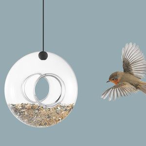 Bird Feeder Hanging Ring in Glass