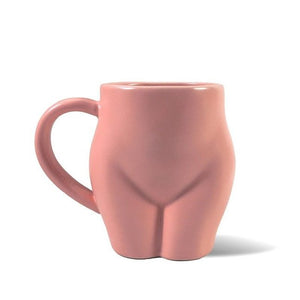 Ass Mug Pink Ceramic Novelty