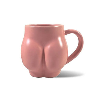 Ass Mug Pink Ceramic Novelty