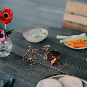 Pizza Cutter Bicycle Fixie Bike in Copper