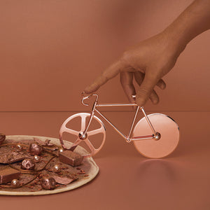 Pizza Cutter Bicycle Fixie Bike in Copper