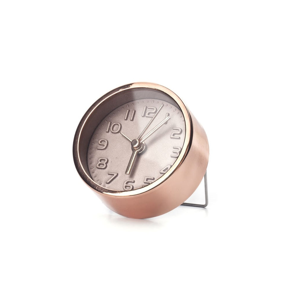 Gold and copper alarm clock