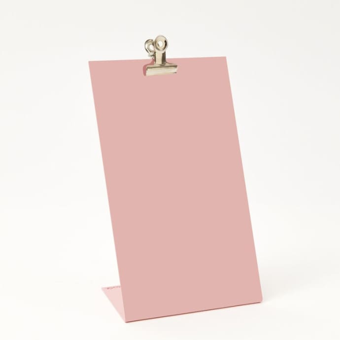 
            
                Load image into Gallery viewer, Medium clipboard frame in soft pink
            
        