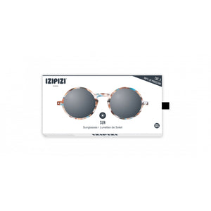 Sunglasses Style G Blue Tortoise Grey Lenses