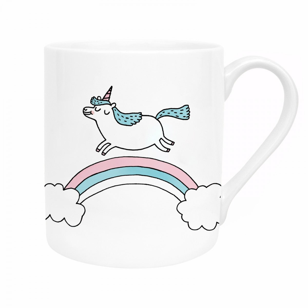 Mug with 'Magical Unicorn' in white by Gemma Correll