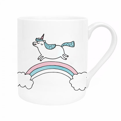 Mug with 'Magical Unicorn' in white by Gemma Correll