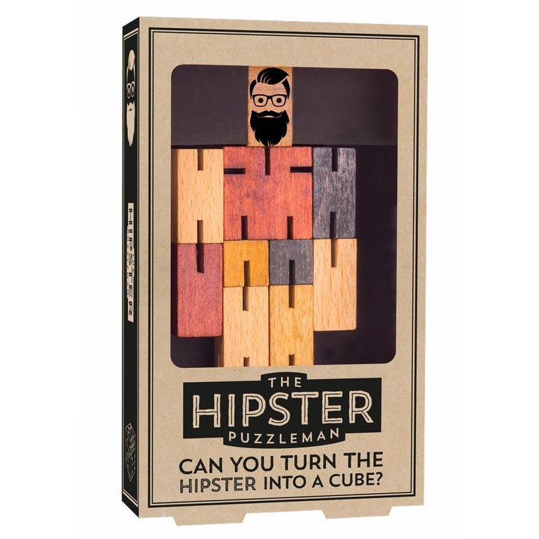 Puzzle Hipster Dapper Gentlemen Wood