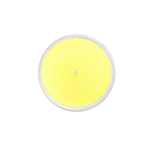 Candle Scented Lavender 'Good Times' in Glass Blue & Yellow