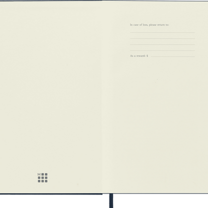 Moleskine Soft Large Plain Notebook Black - Moleskine Classic