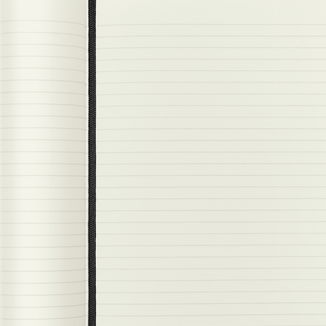 Moleskine Large A5 Black Ruled Notebook Softback