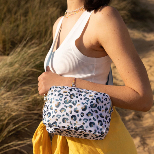 Bag Cross Body Leopard Blue Strap Removable Estella Bartlett