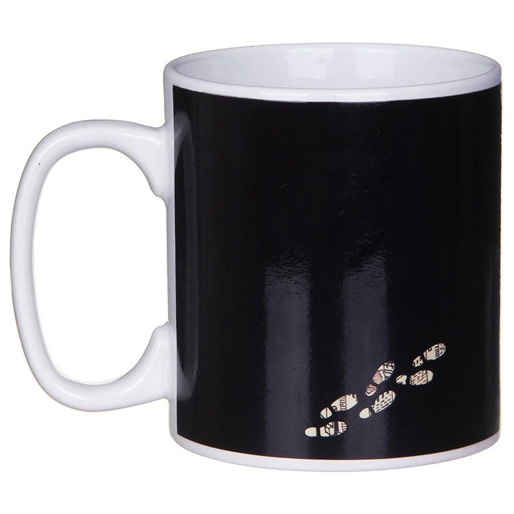 Harry Potter mug with heat changing Marauder's Map in black