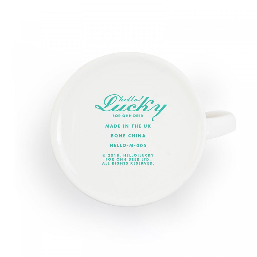 Mug with 'Tropical Toucan' in white by Hello!Lucky