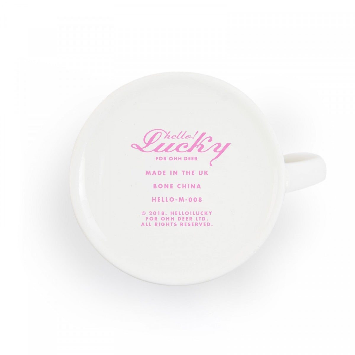 Mug with 'Go Get Em Tiger' in white by Hello!Lucky