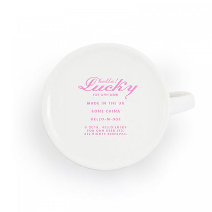 Mug with 'Go Get Em Tiger' in white by Hello!Lucky
