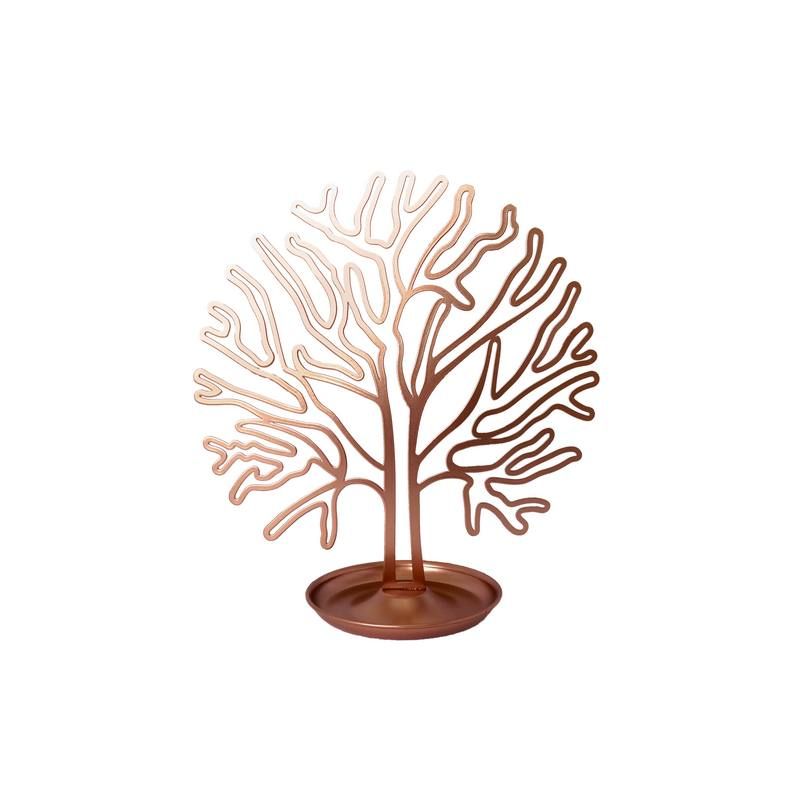Jewellery Holder Coral Tree in Rose Gold Copper