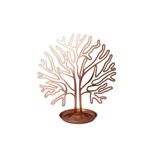 Jewellery Holder Coral Tree in Rose Gold Copper