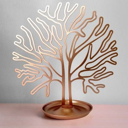 Jewellery Holder Coral Tree in Rose Gold Copper