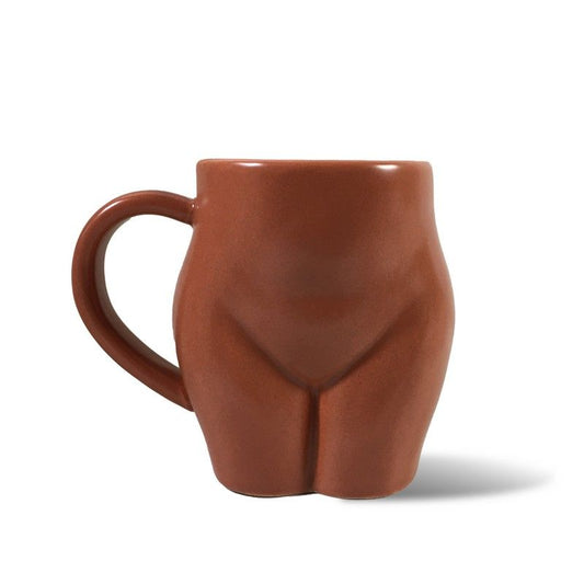 Ass Mug Terracota Ceramic Novelty