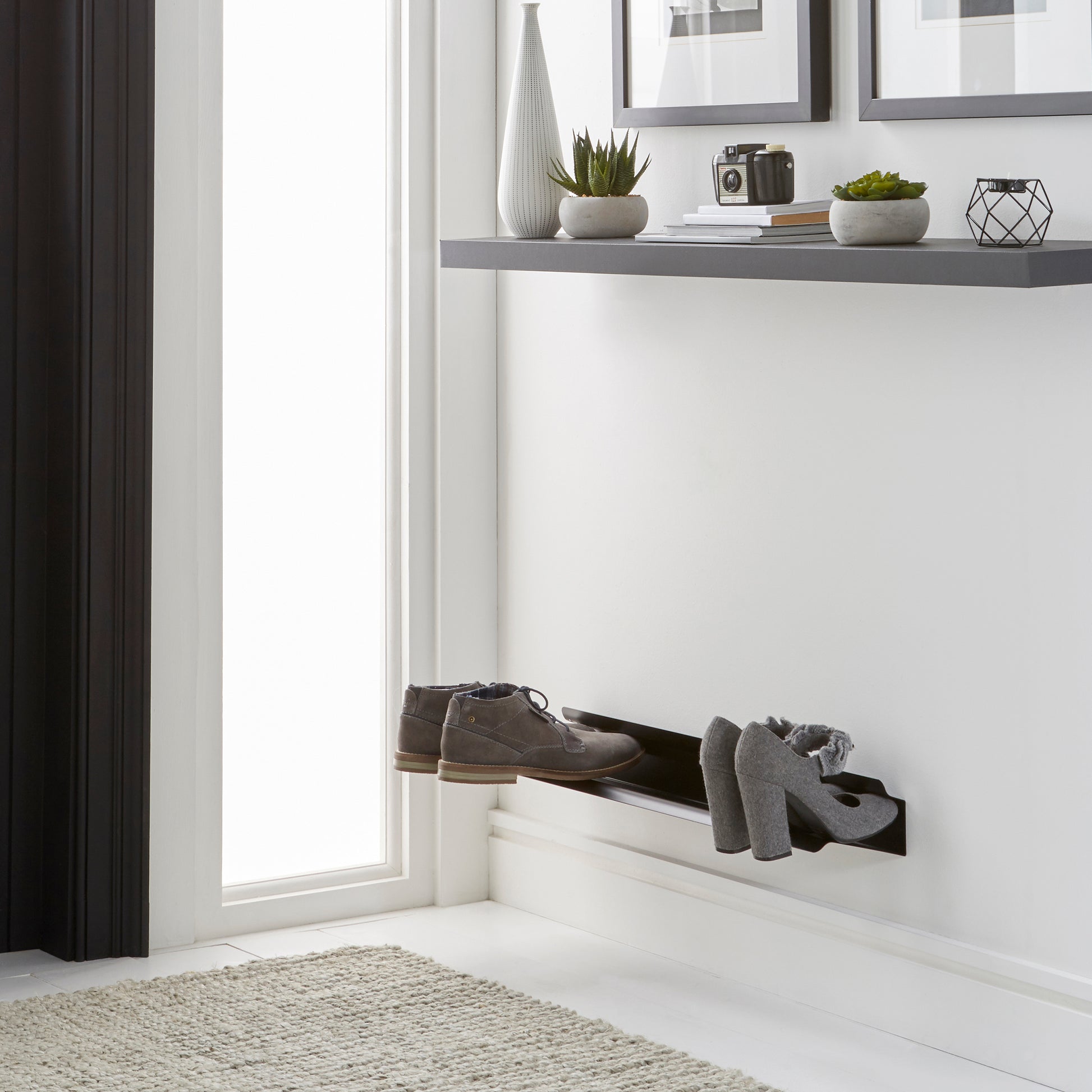 J-ME - Floating Shoe Rack 700mm - Black