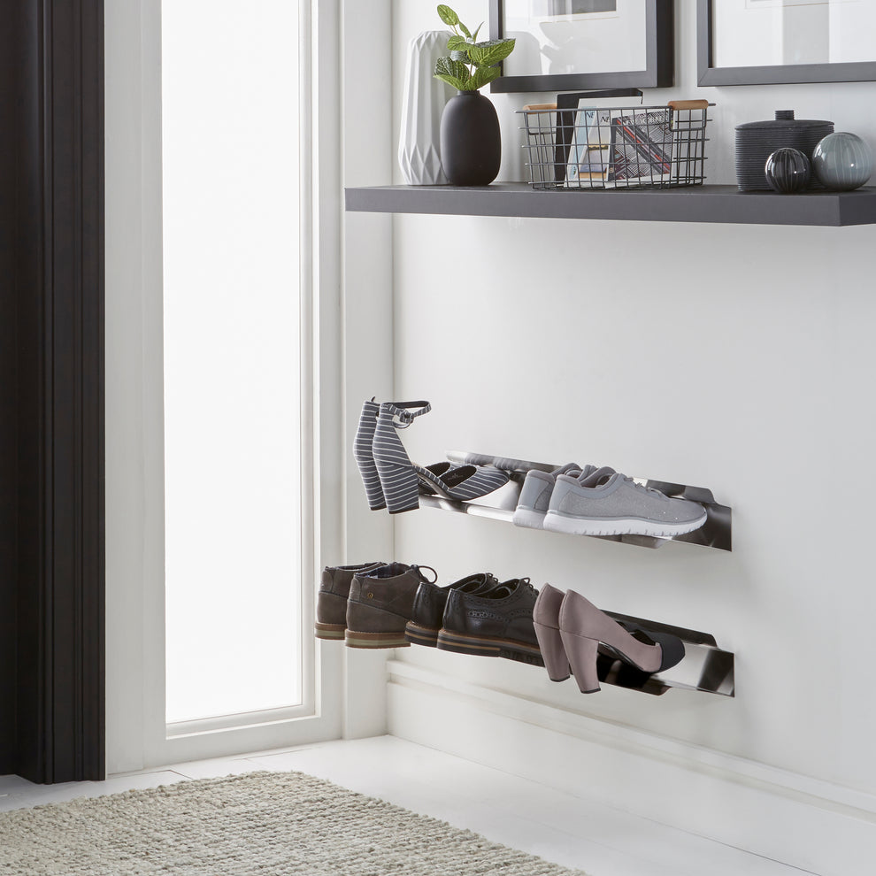 J-ME - Horizontal Floating Shoe Rack 700mm - Stainless Steel – Brand ...