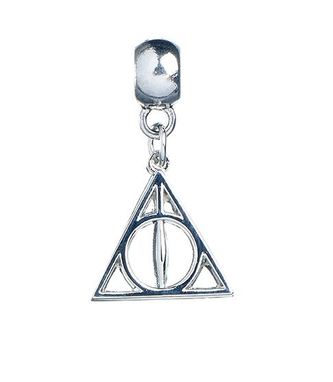 Slider Charm Deathly Hallow Charm Harry Potter Silver