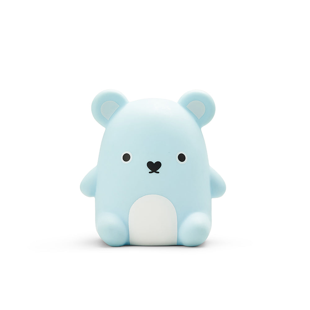 Night light bear 'Ricepudding' for children in blue