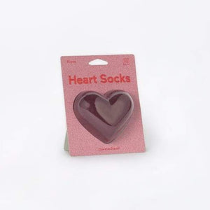 Socks Heart Red