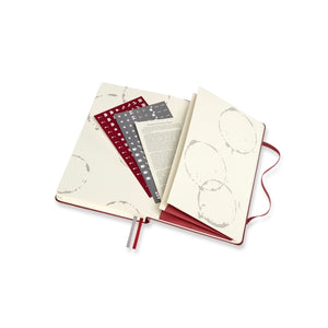 Moleskine Journal for wine recording and personalising in Bordeaux red