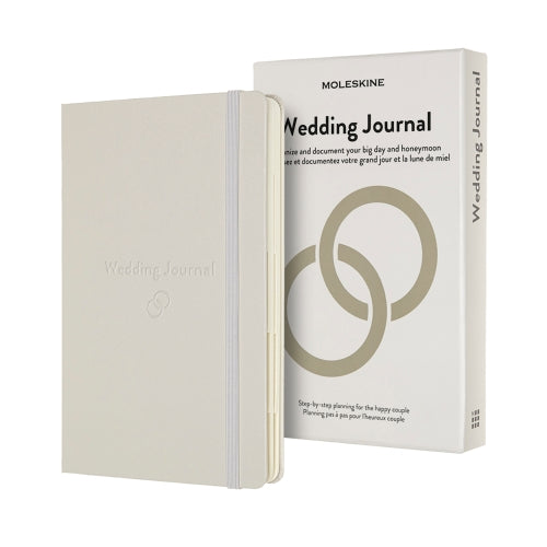 Wedding planner Moleskine Journal for wedding planning and organising in ivory