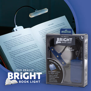 Bright Reading Light with Clip Dimmable White