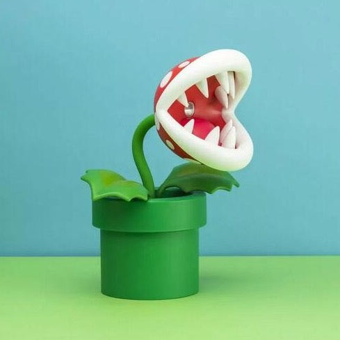 Super Mario Piranha Plant 'Posable Lamp' Red, Green and White