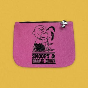 Snoopy Pouch Puppy Happiness in Pink