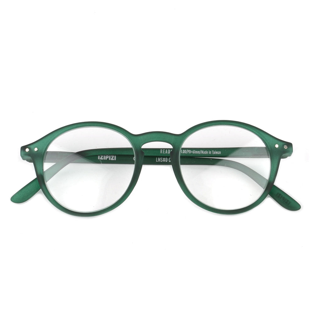 
            
                Load image into Gallery viewer, Reading Glasses Unisex Frame D +2 Green Crystal
            
        