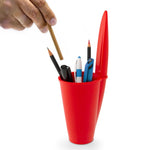 Desk tidy Bic pen lid  | Red