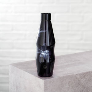 Water Bottle Stainless Steel Elkston Black White W10