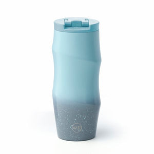 Travel Mug Stainless Steel Beethoven Blue Eggshell Grey W10