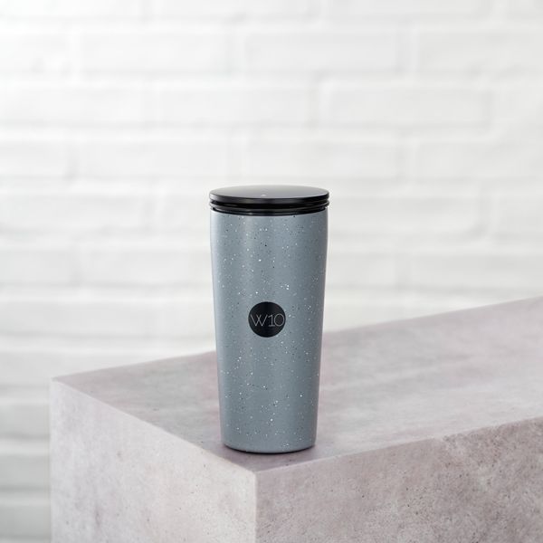 Sliding Travel Mug Stainless Steel Raddington Grey W10