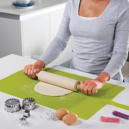 Roll Up Baking Mat Green