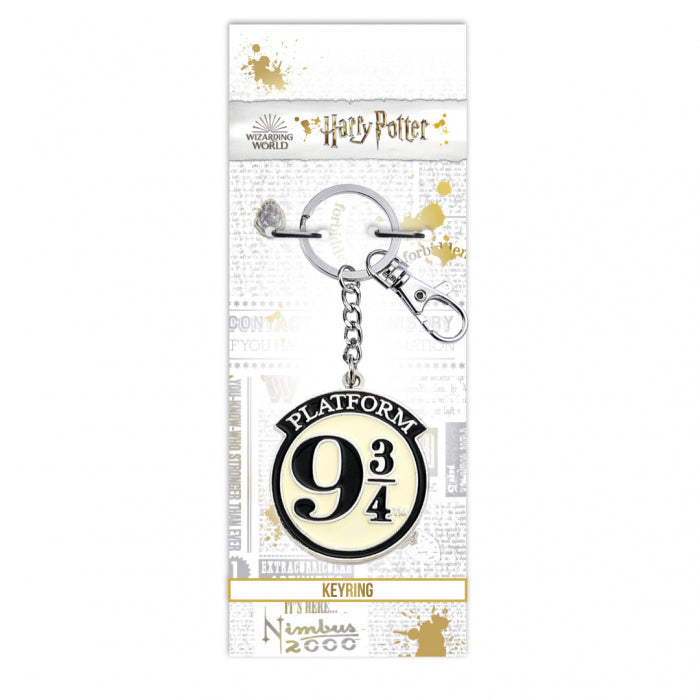 Keyring Plat 9 3/4 Harry Potter Silver