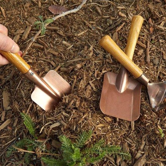 Gardening Tool Set in Copper