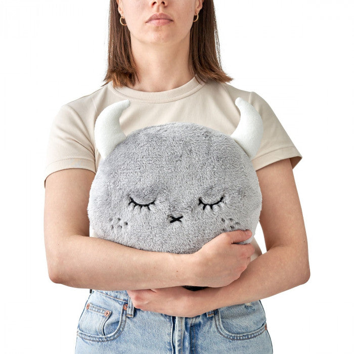 Monster Cushion Soft Toy Ricepuffy Cute Noodoll Grey