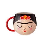 Mug shaped as Frida Kahlo face